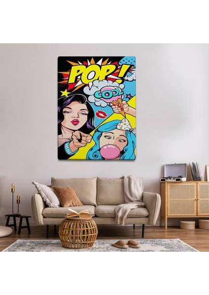 Pop Art Temalı Modern Tablo TBL932