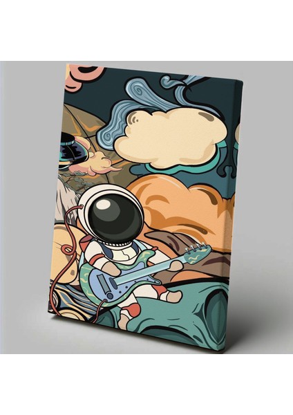 Bebek Çocuk Odası Temalı Astronot Tablo TBL808