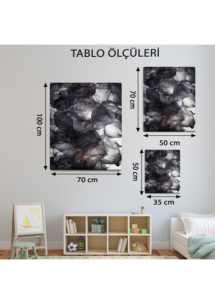 Soyut Temalı, Koyu Renkli TABLO-TBL620 modelleri