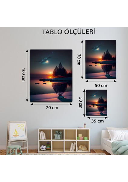 Manzara Temalı, Kış Gölü TABLO-TBL65