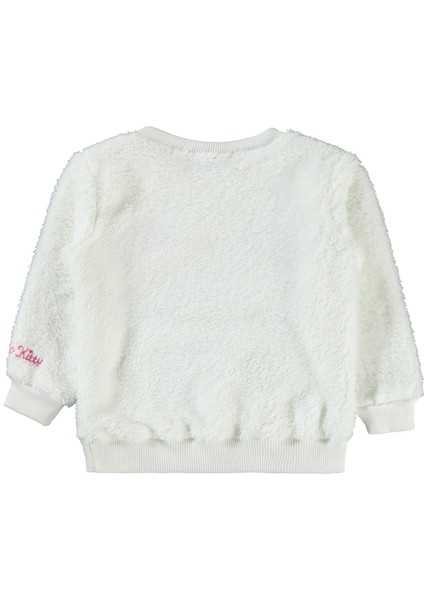 Hello Kitty Kız Çocuk Sweatshirt 2-5 Yaş Ekru