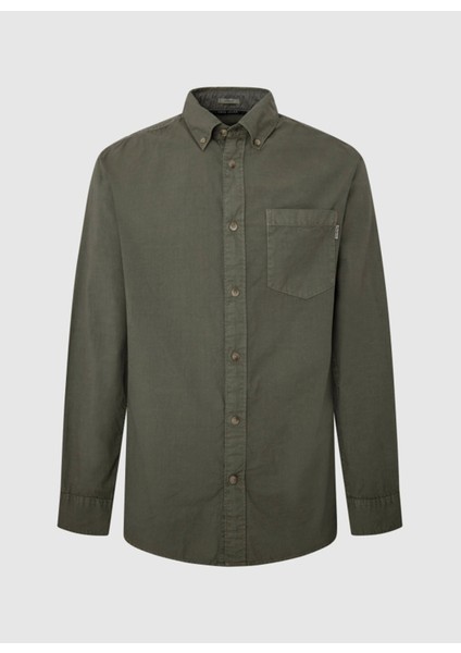 Pepe Jeans Slim Fit Yeşil Erkek Gömlek PM308270 679 Prınce indirimleri