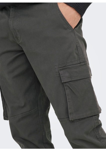 Lastikli Paça Antrasit Erkek Kargo Pantolon Onscam Stage Cargo Cuff Lıfe 6687 N indirimleri
