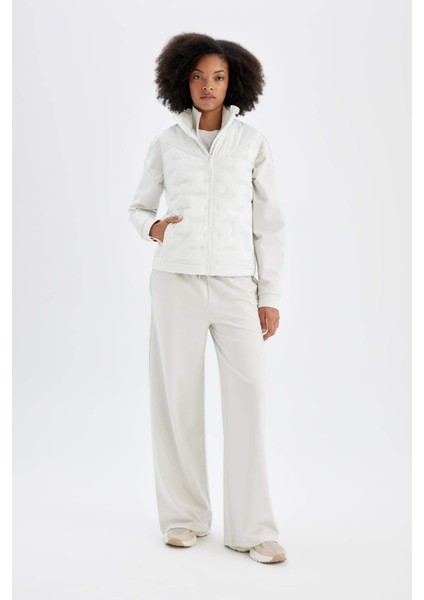 Fit Su İtici Kapitone Astarlı Fermuarlı Cepli Sporcu Yelek C5749AX24AU fiyatları