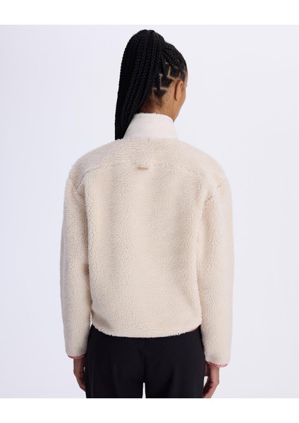 Logo Felax Tur Kadın Beyaz Comfort Fit Sherpa modelleri