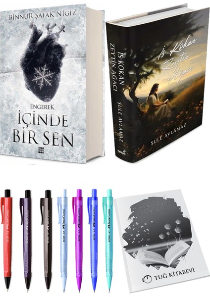 Is Kokan Zeytin Ağacı Ciltli Şule Avlamaz ve Içinde Bir Sen 1 Engerek Ciltli Binnur Şafak Nigiz 2li Set