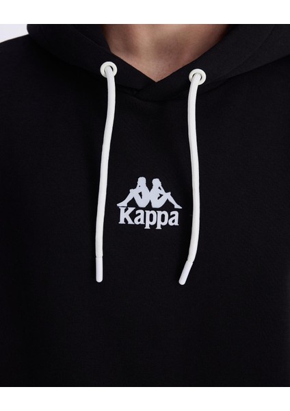 Authentic Benedict Hoodie Erkek Siyah-Beyaz Oversize Fit Hoodie modelleri