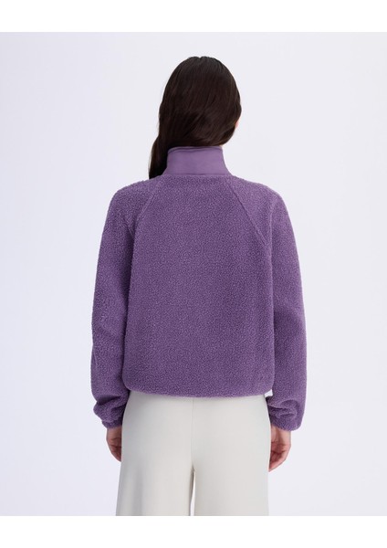 Authentic Crete Kadın Mor Comfort Fit Sherpa indirimleri