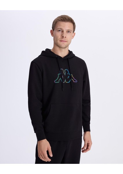 Logo Brian Hoodie Erkek Siyah Regular Fit Hoodie fiyatları