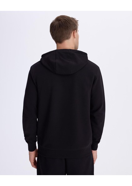 Logo Brian Hoodie Erkek Siyah Regular Fit Hoodie fırsatları
