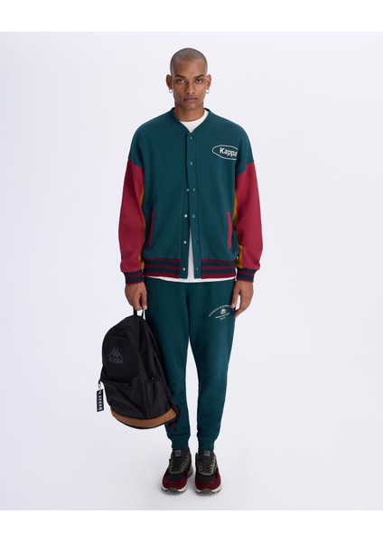 Authentic Franz Bomber Erkek Yeşil-Kırmızı Comfort Fit Mont indirimleri