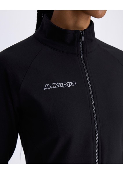 Berry Full Zip Kadın Siyah Regular Fit Fermuarlı Eşofman Üstü fırsatları