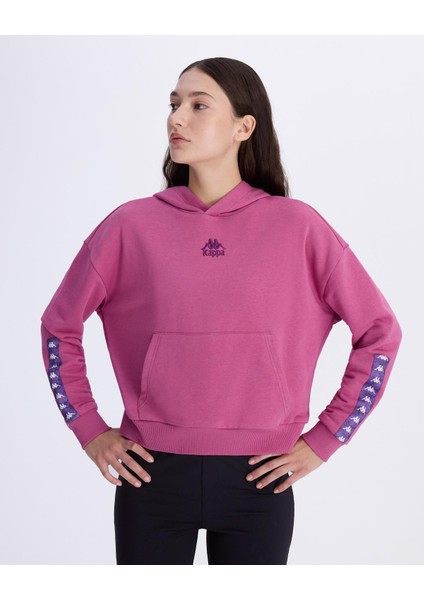 Authentic Alcott Hoodie Kadın Pembe Comfort Fit Hoodie