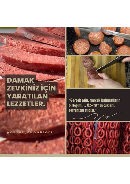 Yöresel %100 Afyon Kasap Sucuğu 500 gr