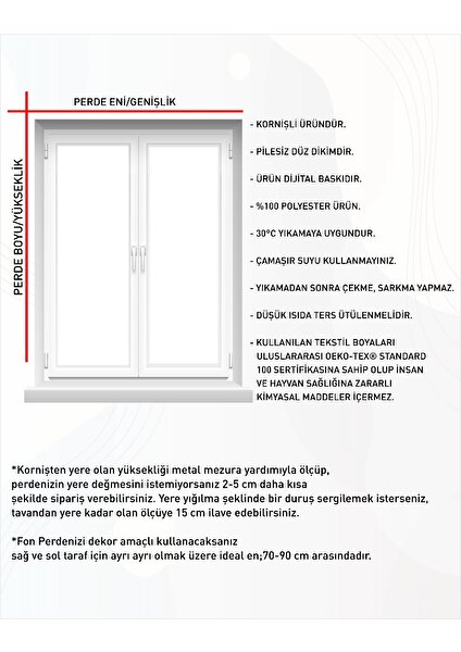 Fon Perde Bahar Desen Dijital Poster Baskılı Pano Fon Perde