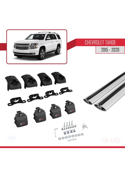 Chevrolet Tahoe 2015-2020 Arası ile Uyumlu Ace-2 Ara Atkı Tavan Barı Gri 2 Adet fırsatları