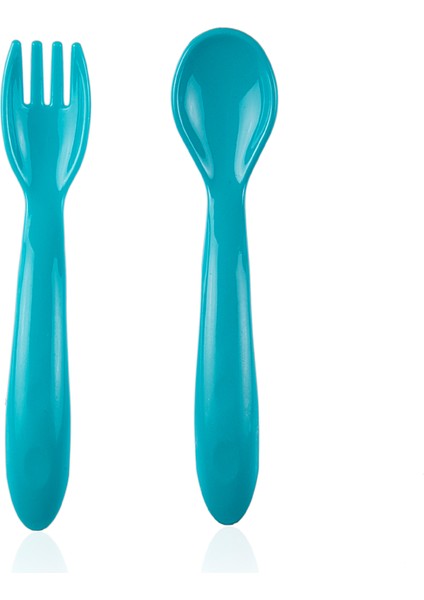 Babyjem Mama Kaşık Çatal Takımı Mavi