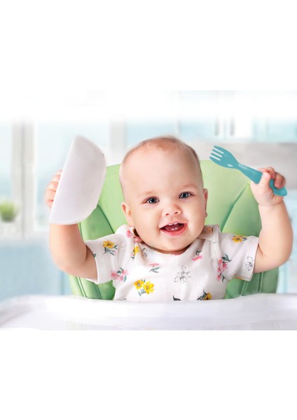 Babyjem Mama Kaşık Çatal Takımı Mavi fiyatları