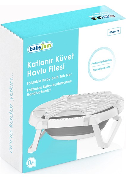 Babyjem Katlanır Küvet Havlu File