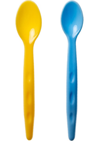 Babyjem 2'Li Mama Kaşığı Mavi-Sarı