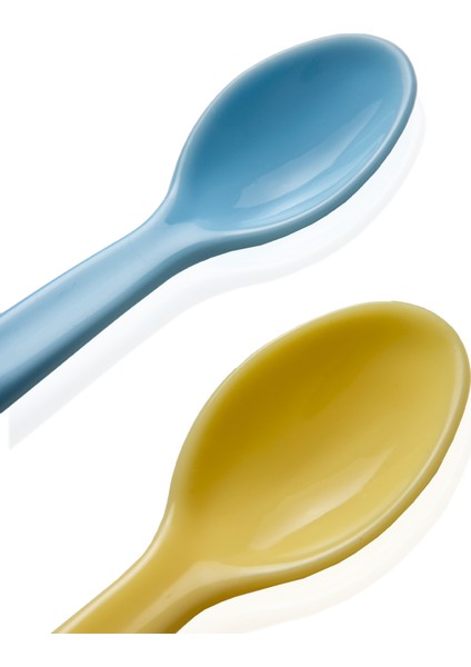 Babyjem 2'Li Mama Kaşığı Mavi-Sarı