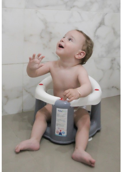 Baby Jem Babyjem Önden Açılır Banyo & Mama Oturağı 636 Beyaz