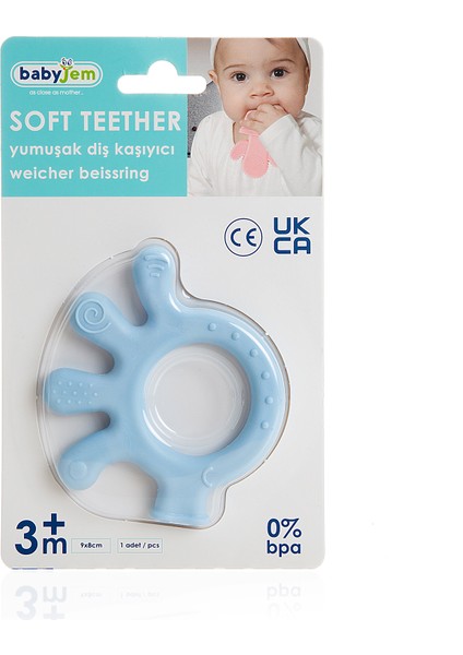 Babyjem Diş Kaşıyıcı Ahtapot Mavi