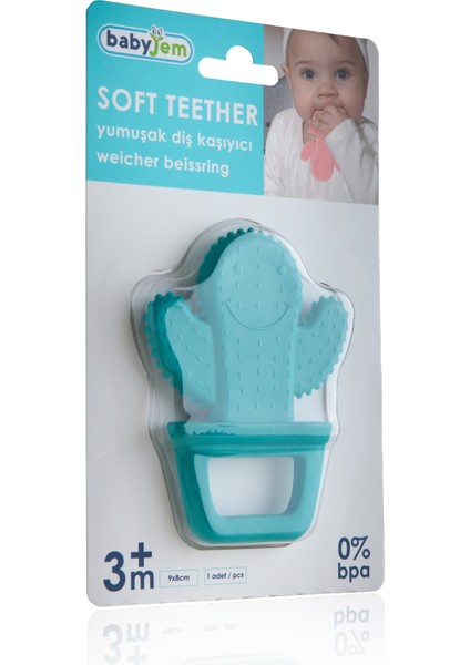 Babyjem Diş Kaşıyıcı Kaktüs Yeşil