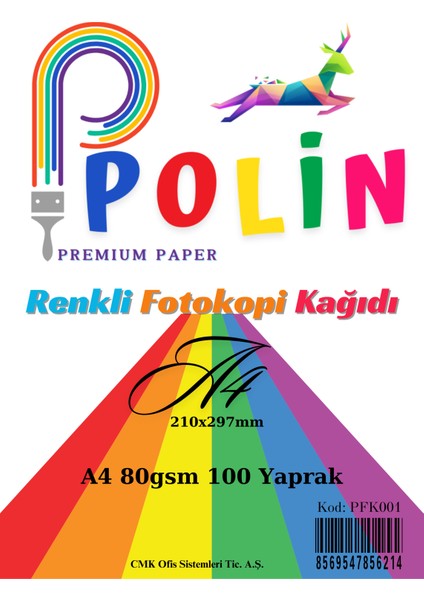 A4 80GR Renkli Fotokopi Kağıdı 10 Renk 100'LÜ Paket fiyatları