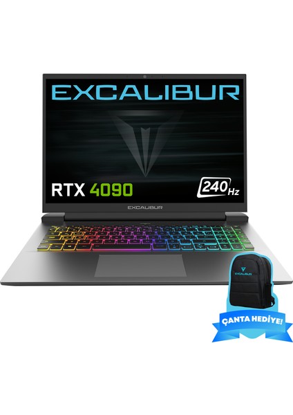 Excalibur G911.1490-DX90H-D Intel Core i9-14900HX 32GB RAM 2TB NVME SSD 16GB RTX4090 Windows 11 Pro Gaming Laptop