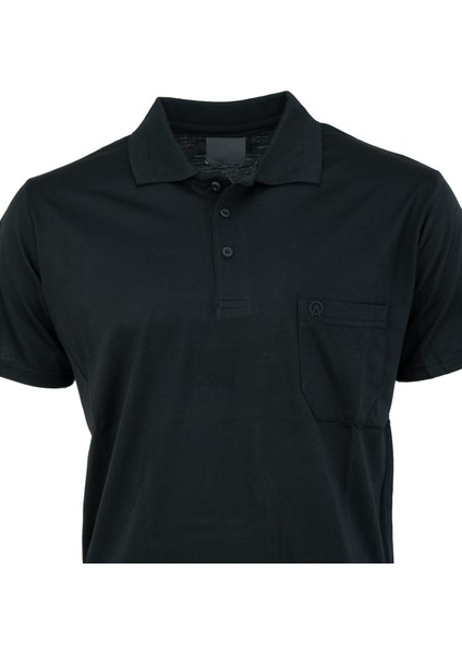 Erkek Polo Yaka Cepli Kısa Kollu Premium Pamuklu Kumaş T-Shirt Klasik Model modelleri