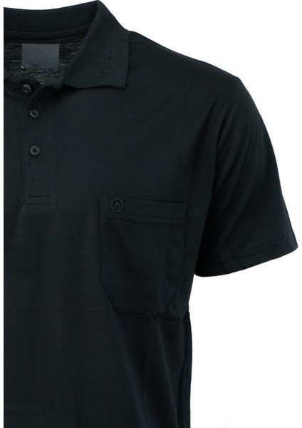 Erkek Polo Yaka Cepli Kısa Kollu Premium Pamuklu Kumaş T-Shirt Klasik Model indirimleri