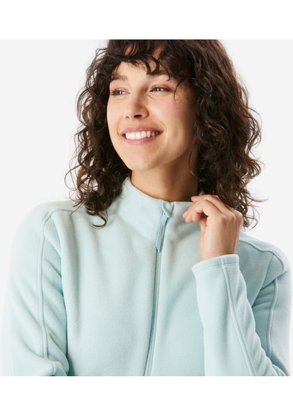 Quechua Kadın Outdoor Polar Mont - Açık Yeşil - mh500 modelleri