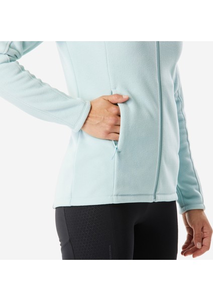 Quechua Kadın Outdoor Polar Mont - Açık Yeşil - mh500 indirimleri