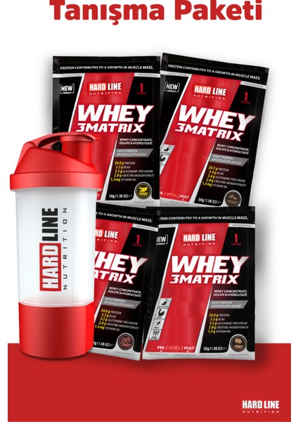 Whey3 Matrix Mix. Tanışma Paketi (Favori Aromanı Seç)