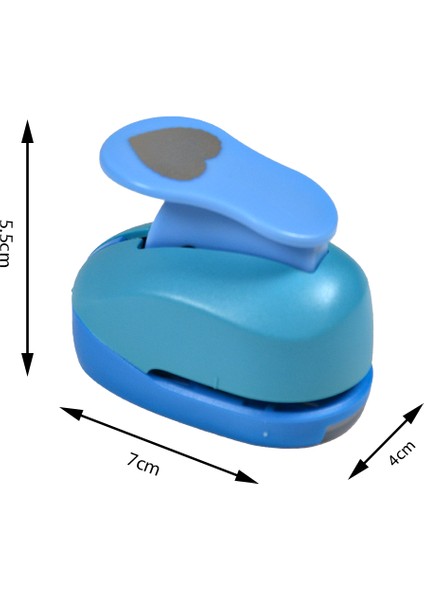 Şekilli Delgeç Kalp 2.5 cm KM8810