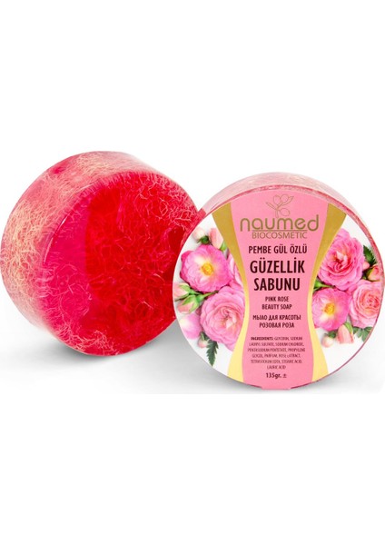 Pembe Gül Özlü Güzellik Sabunu