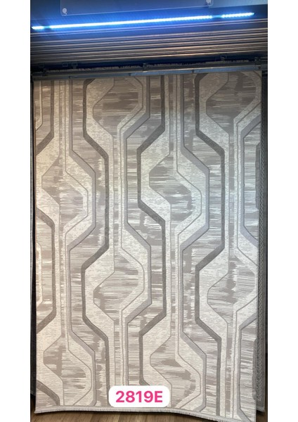 Karizma 02819E Gri Beyaz Modern Çizgili Halı fiyatları