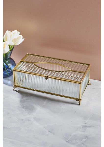 Gio Ayaklı Cam Peçetelik