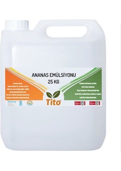 Ananas Emülsiyonu - 25 kg