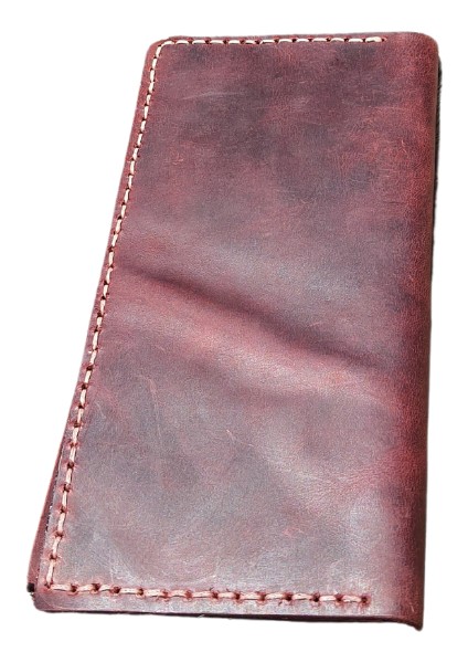 Hestia Model El Yapımı Unisex Vintage %100 El Dikişi Bordo Crazy Deri Cüzdan Kartlık fiyatları