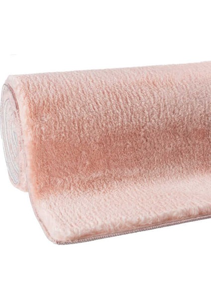 Yıkanabilir Kaymaz Taban Pembe Post Peluş Halı Kesme Yolluk Oturma Odası Salon Yatak Odası Halısı modelleri