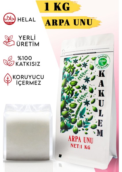 Sertifikalı Ekmeklik Ata Tohum Arpa Unu 1 kg