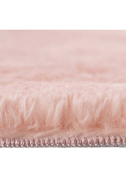 Yıkanabilir Kaymaz Taban Pembe Post Peluş Halı Kesme Yolluk Oturma Odası Salon Yatak Odası Halısı indirimleri