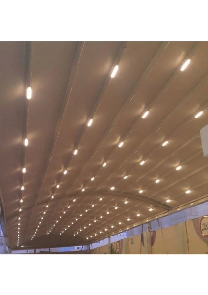 50 Adet 24V LED Işık Tente Pergola Alüminyum LED Profili Uyumlu