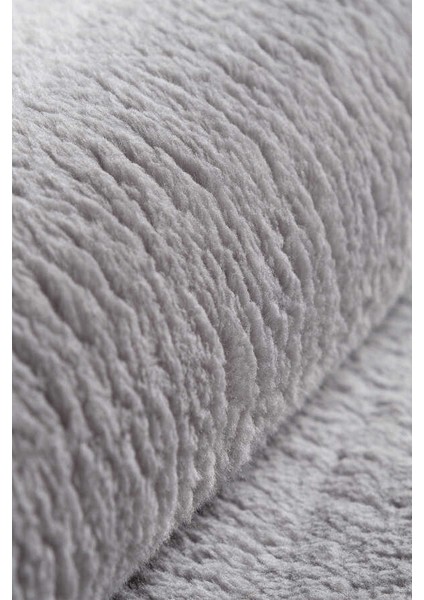 Yıkanabilir Kaymaz Taban Gri Post Peluş Halı Kesme Yolluk Oturma Odası Salon Yatak Odası Halısı fırsatları