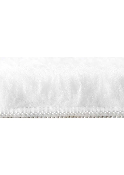 Yıkanabilir Kaymaz Taban Beyaz Post Peluş Halı Kesme Yolluk Oturma Odası Salon Yatak Odası Halısı fırsatları