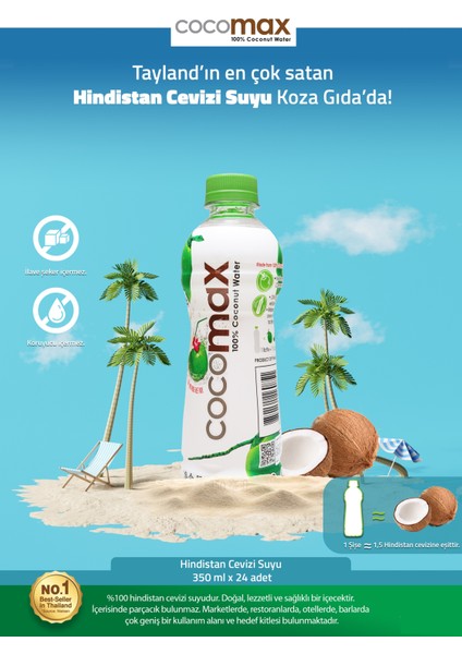 Hindistan Cevizi Suyu Cocomax 350 ml modelleri