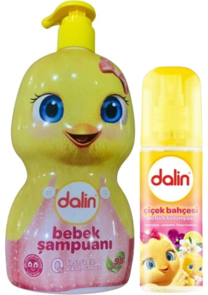 Yenidoğan Kız Bebek Şampuan 500ML + Kolonya 150ML 2 Li Set