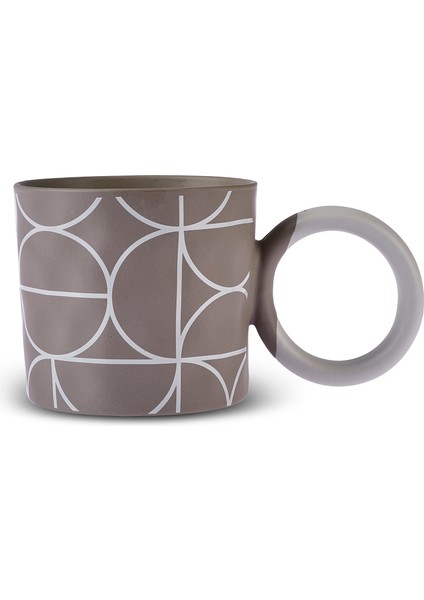 Oslo Mug Kupa 420 ml Kahverengi